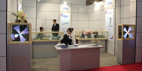 حضور  گروه بازرگانی psa parts در هجدهمین نمایشگاه بین المللی قطعات، لوازم و مجموعه های خودرو
